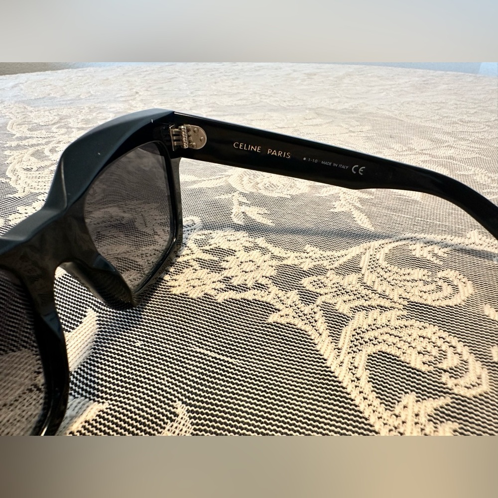 Celine Black Square Oversized Sunglasses with Gradient Lenses - Picture 5 of 5